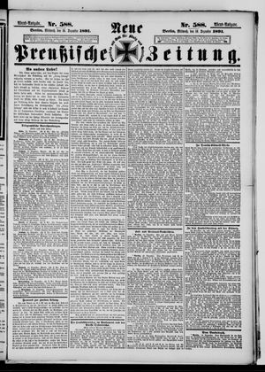 Neue preußische Zeitung vom 16.12.1891