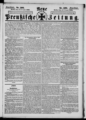 Neue preußische Zeitung vom 18.12.1891