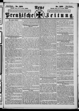 Neue preußische Zeitung vom 18.12.1891