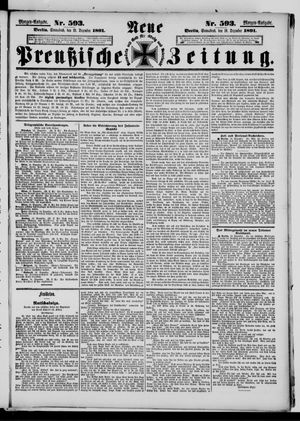 Neue preußische Zeitung vom 19.12.1891