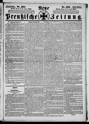 Neue preußische Zeitung vom 20.12.1891