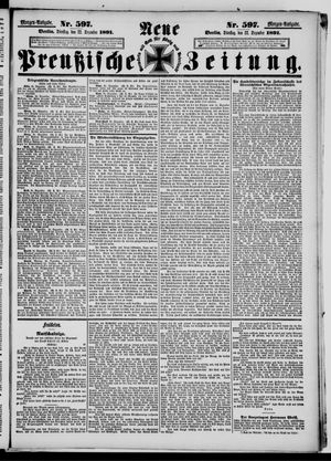 Neue preußische Zeitung vom 22.12.1891