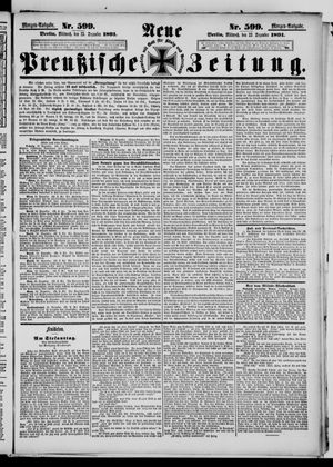 Neue preußische Zeitung vom 23.12.1891