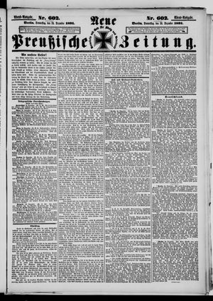 Neue preußische Zeitung vom 24.12.1891