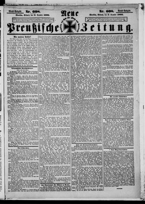Neue preußische Zeitung vom 30.12.1891
