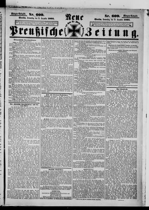 Neue preußische Zeitung vom 31.12.1891