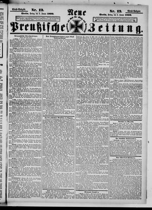 Neue preußische Zeitung vom 08.01.1892