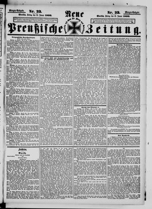 Neue preußische Zeitung vom 15.01.1892