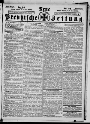 Neue preußische Zeitung vom 21.01.1892