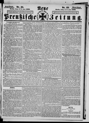 Neue preußische Zeitung vom 26.01.1892