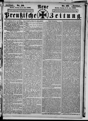 Neue preußische Zeitung vom 28.01.1892