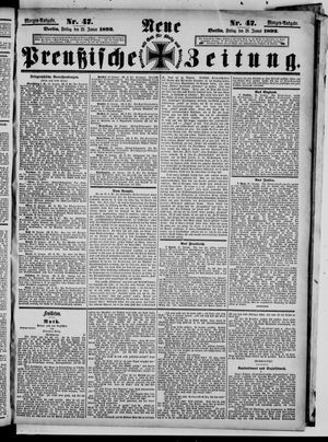 Neue preußische Zeitung vom 29.01.1892