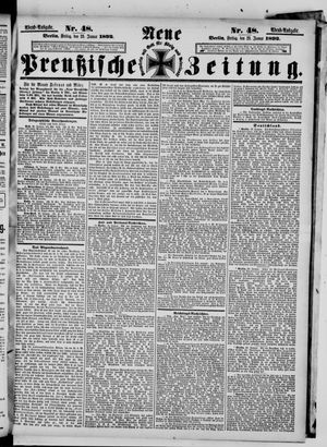 Neue preußische Zeitung vom 29.01.1892