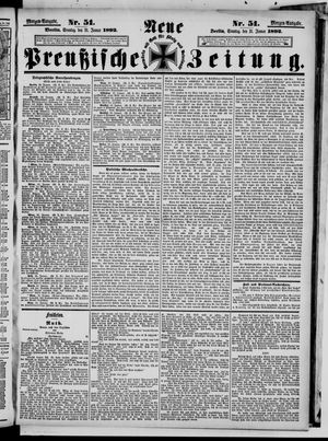 Neue preußische Zeitung vom 31.01.1892