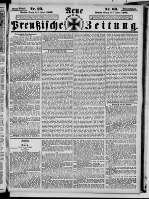 Neue preußische Zeitung vom 07.02.1892