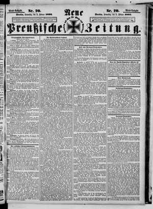 Neue preußische Zeitung vom 11.02.1892