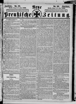 Neue preußische Zeitung vom 16.02.1892