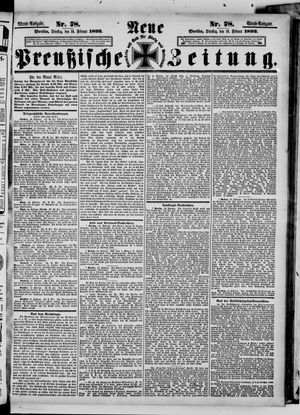 Neue preußische Zeitung vom 16.02.1892