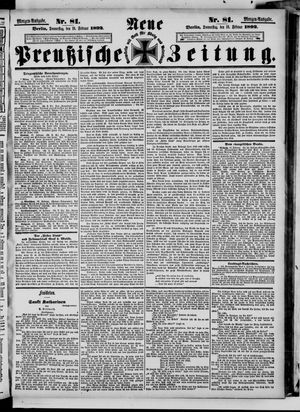 Neue preußische Zeitung vom 18.02.1892