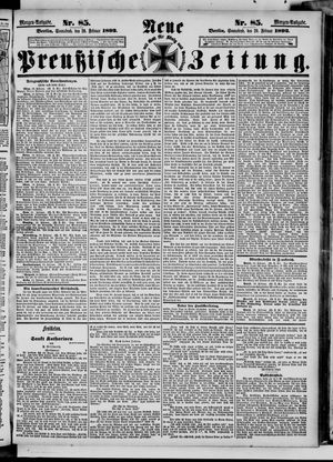 Neue preußische Zeitung vom 20.02.1892