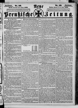 Neue preußische Zeitung vom 20.02.1892