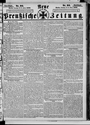 Neue preußische Zeitung vom 25.02.1892