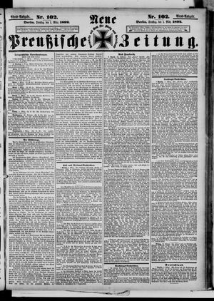 Neue preußische Zeitung vom 01.03.1892