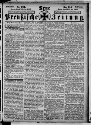 Neue preußische Zeitung vom 20.04.1892