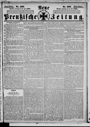 Neue preußische Zeitung vom 28.04.1892
