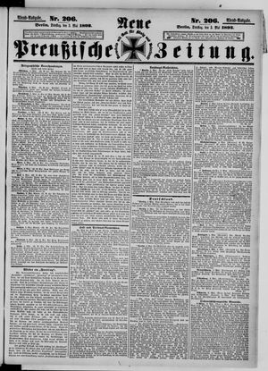 Neue preußische Zeitung vom 03.05.1892