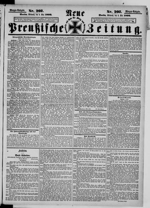 Neue preußische Zeitung vom 04.05.1892