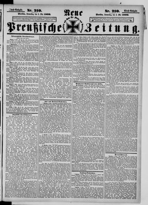 Neue preußische Zeitung vom 05.05.1892