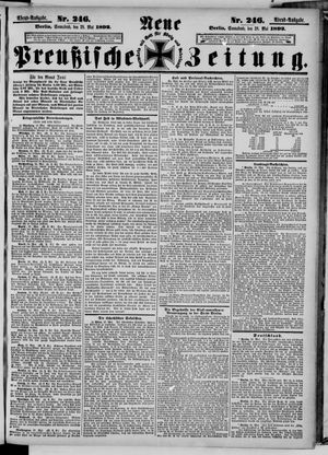 Neue preußische Zeitung on May 28, 1892