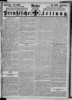 Neue preußische Zeitung vom 31.05.1892