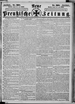 Neue preußische Zeitung vom 05.07.1892