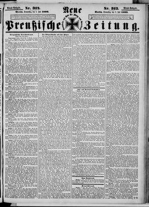 Neue preußische Zeitung vom 07.07.1892