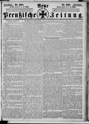 Neue preußische Zeitung vom 11.07.1892
