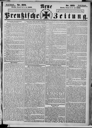 Neue preußische Zeitung vom 13.07.1892