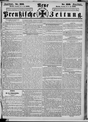 Neue preußische Zeitung vom 14.07.1892