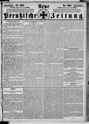 Neue preußische Zeitung vom 22.07.1892