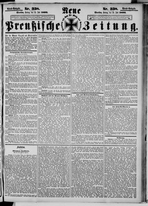 Neue preußische Zeitung vom 22.07.1892
