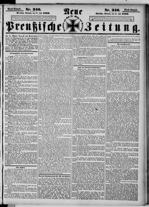 Neue preußische Zeitung vom 27.07.1892