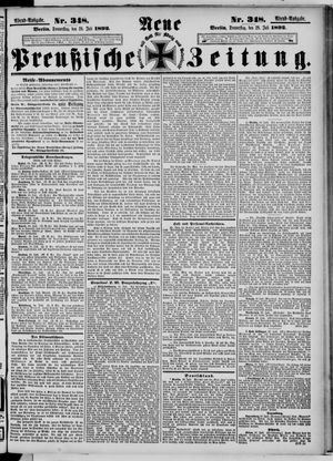 Neue preußische Zeitung vom 28.07.1892