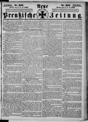 Neue preußische Zeitung vom 29.07.1892