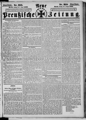 Neue preußische Zeitung vom 02.08.1892