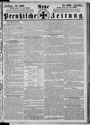Neue preußische Zeitung vom 02.08.1892