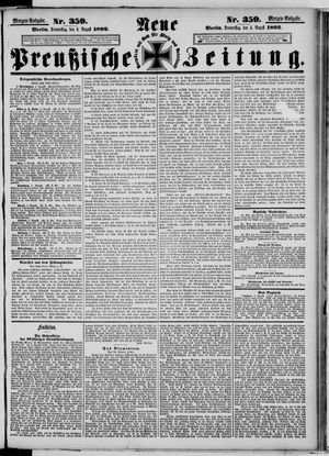 Neue preußische Zeitung vom 04.08.1892