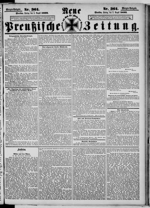 Neue preußische Zeitung vom 05.08.1892