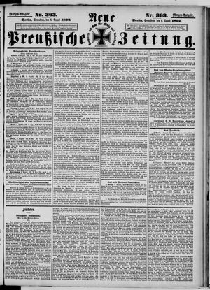 Neue preußische Zeitung vom 06.08.1892