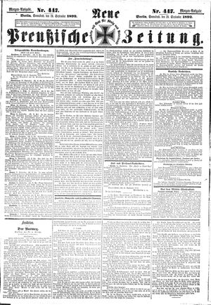 Neue preußische Zeitung on Sep 24, 1892